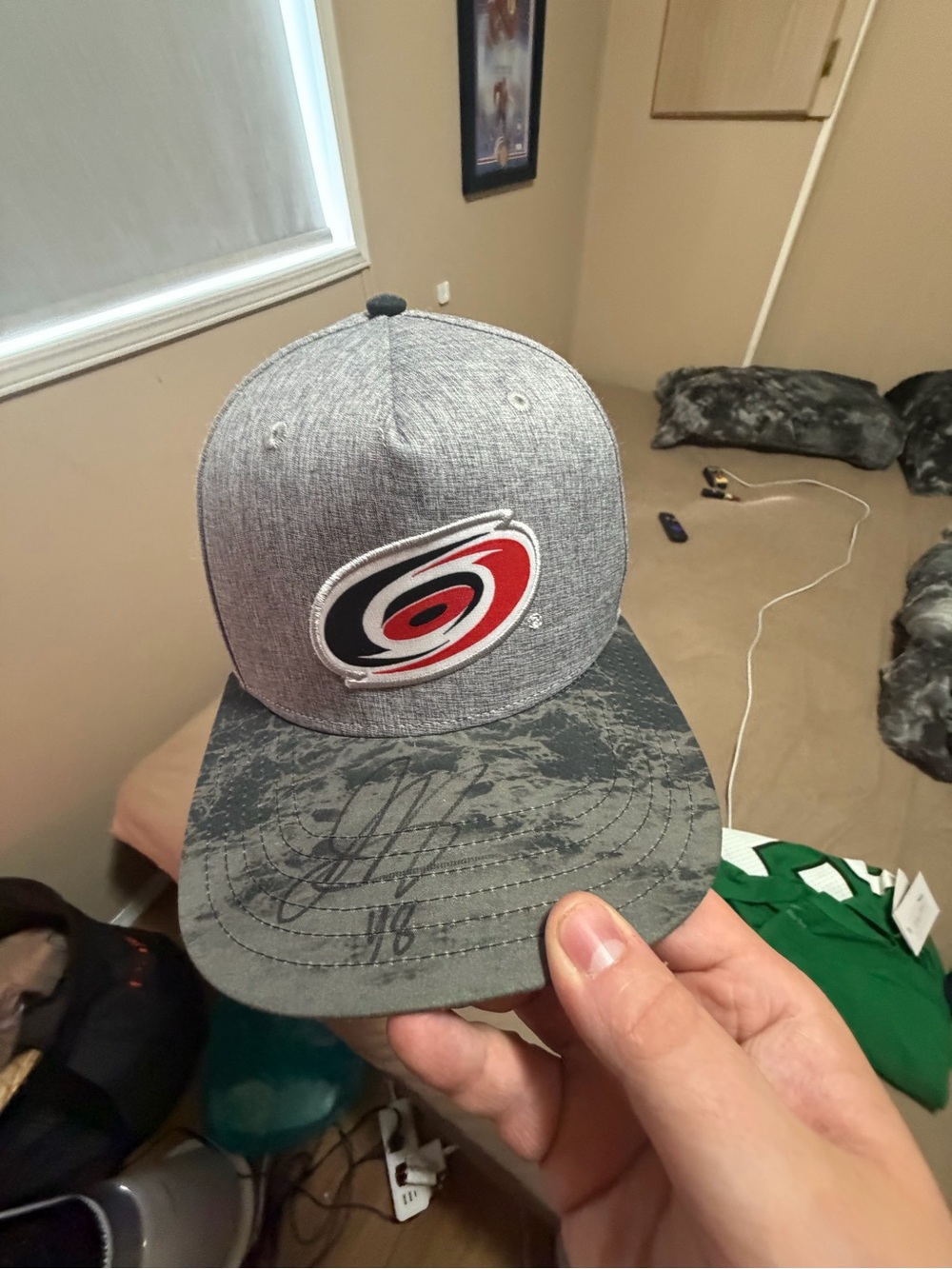 signed jordan martinook hat